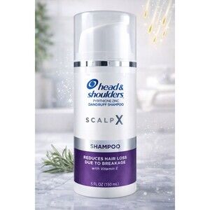 Head Shoulders Zinc Dandruff Shampoo Scalp X Reduce Hair Loss 5 fl oz -Pack of 1